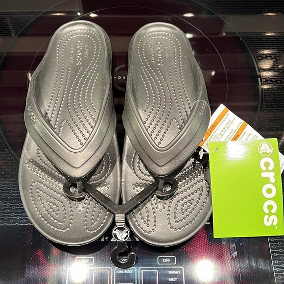 Crocs Classic Relaxed Fit Flip Flop 🩴 size 7 NEW - Picture 3 of 8
